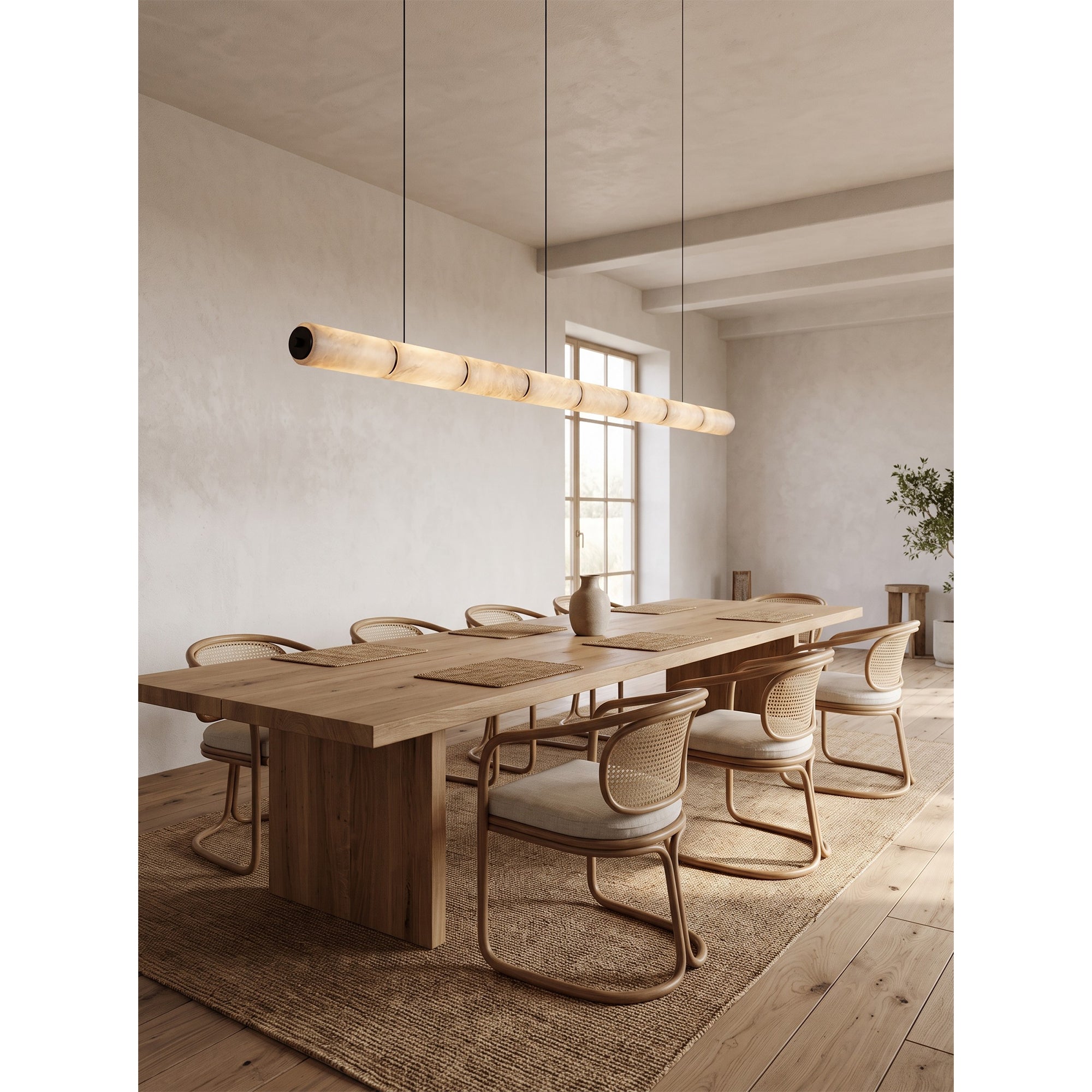 Lunvex Alabaster Linear Pendant Lamp
