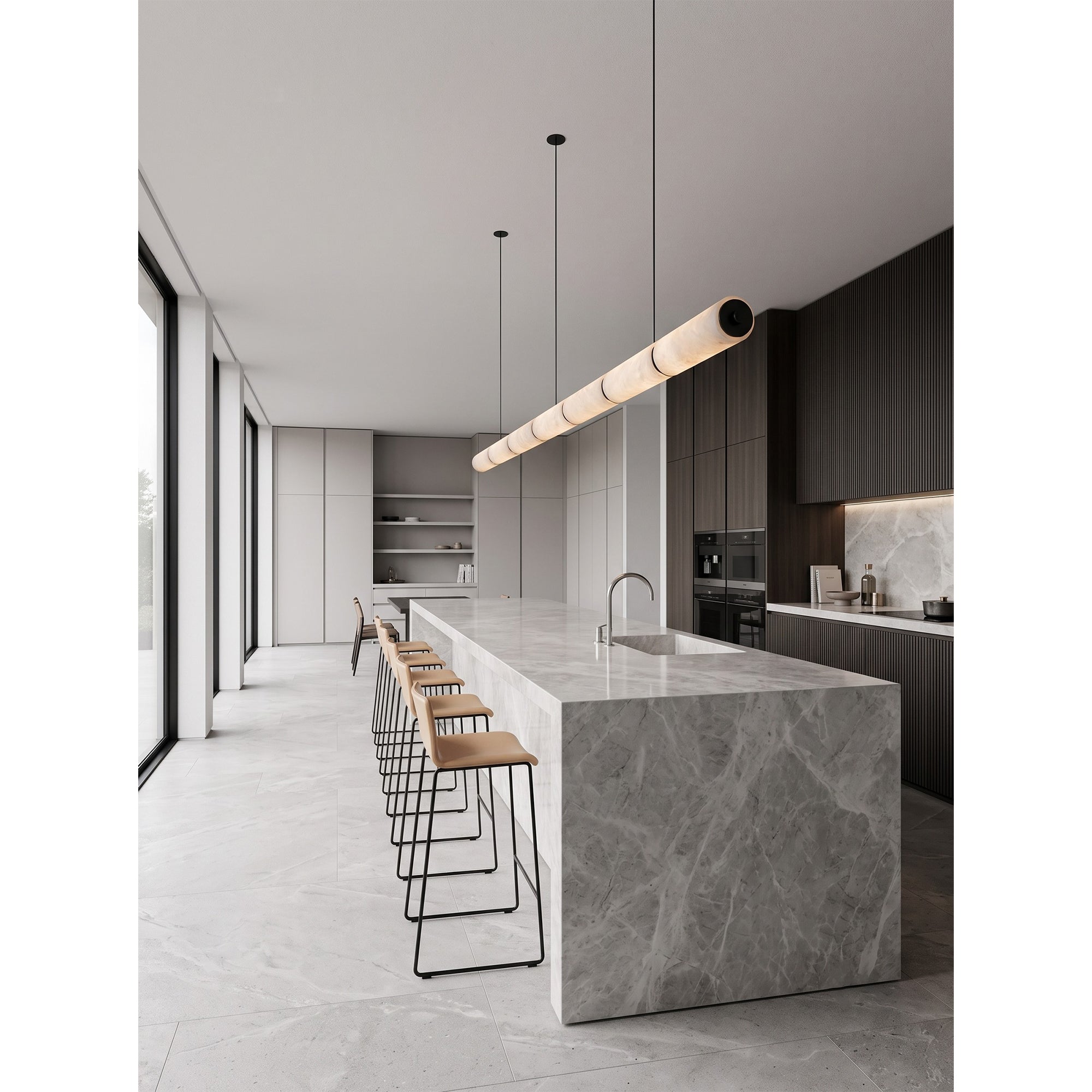 Lunvex Alabaster Linear Pendant Lamp