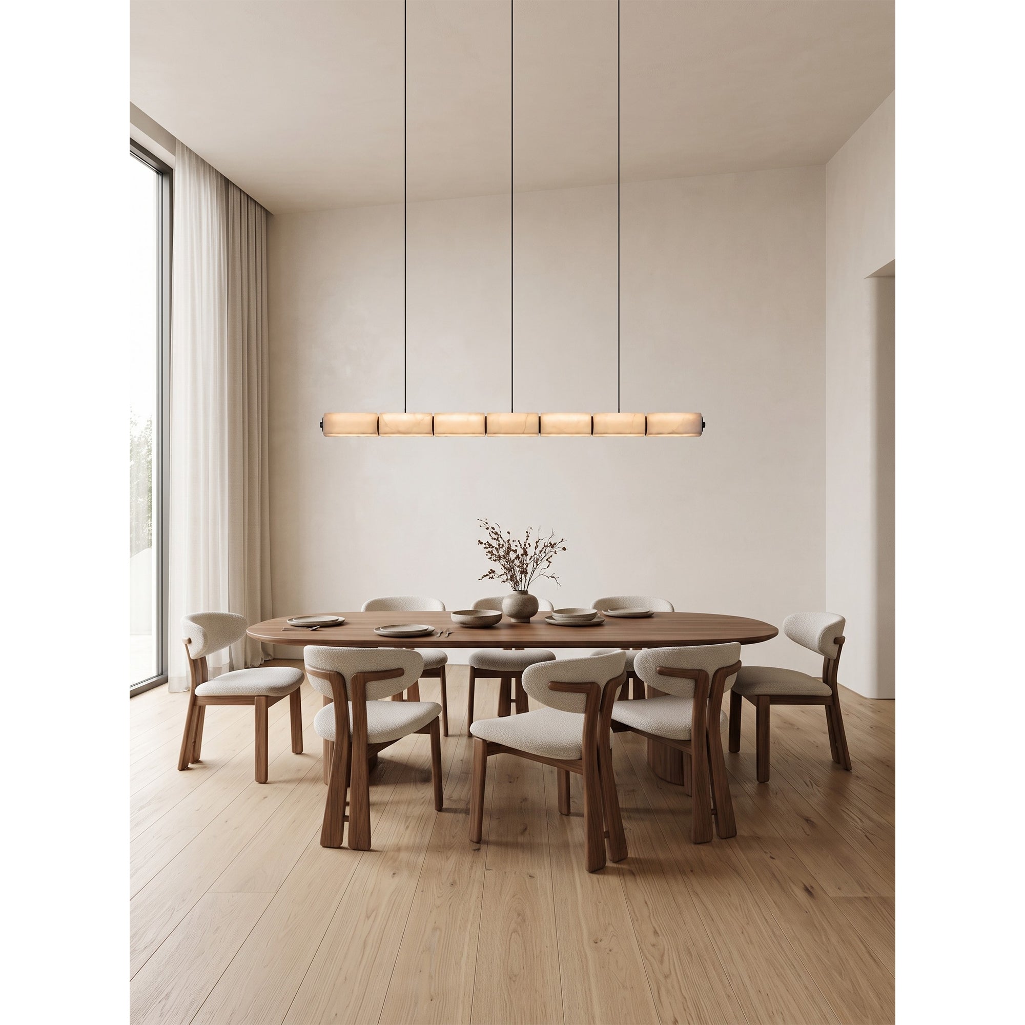 Lunvex Alabaster Linear Pendant Lamp