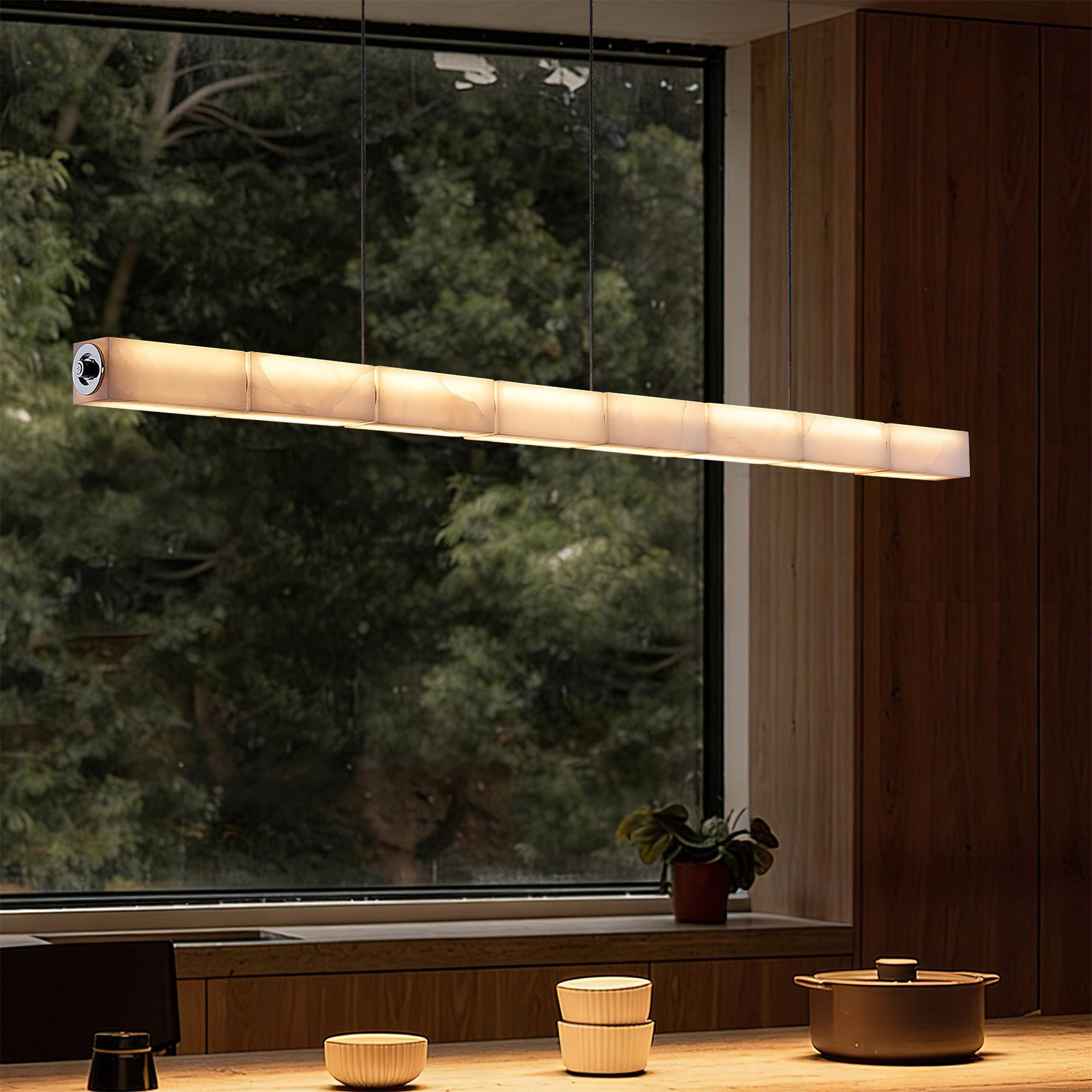 Lunvex Alabaster Linear Pendant Lamp