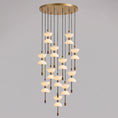 Bild in Galerie-Betrachter laden, Lyra Alabaster Chandelier
