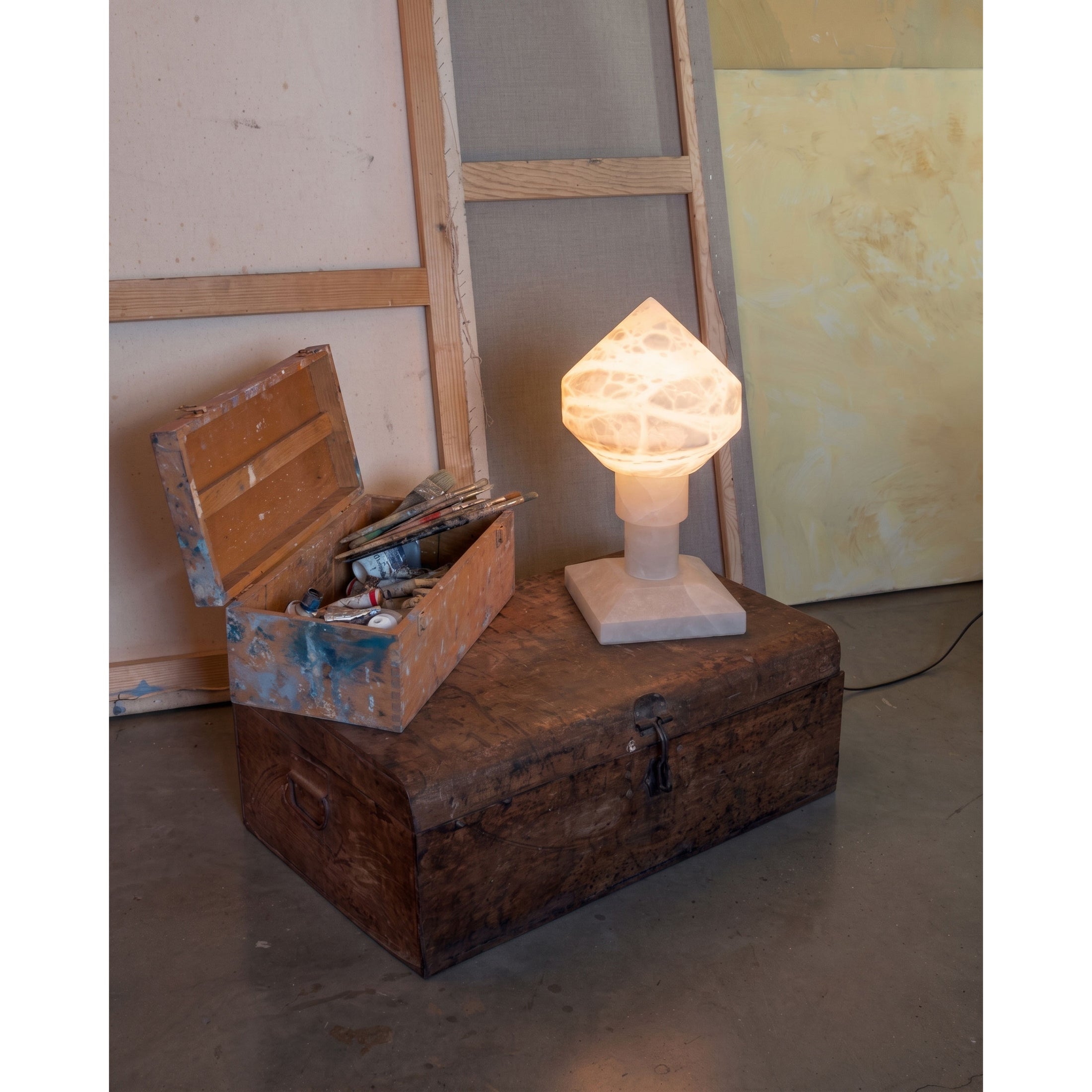 Lyra Alabaster Table Lamp
