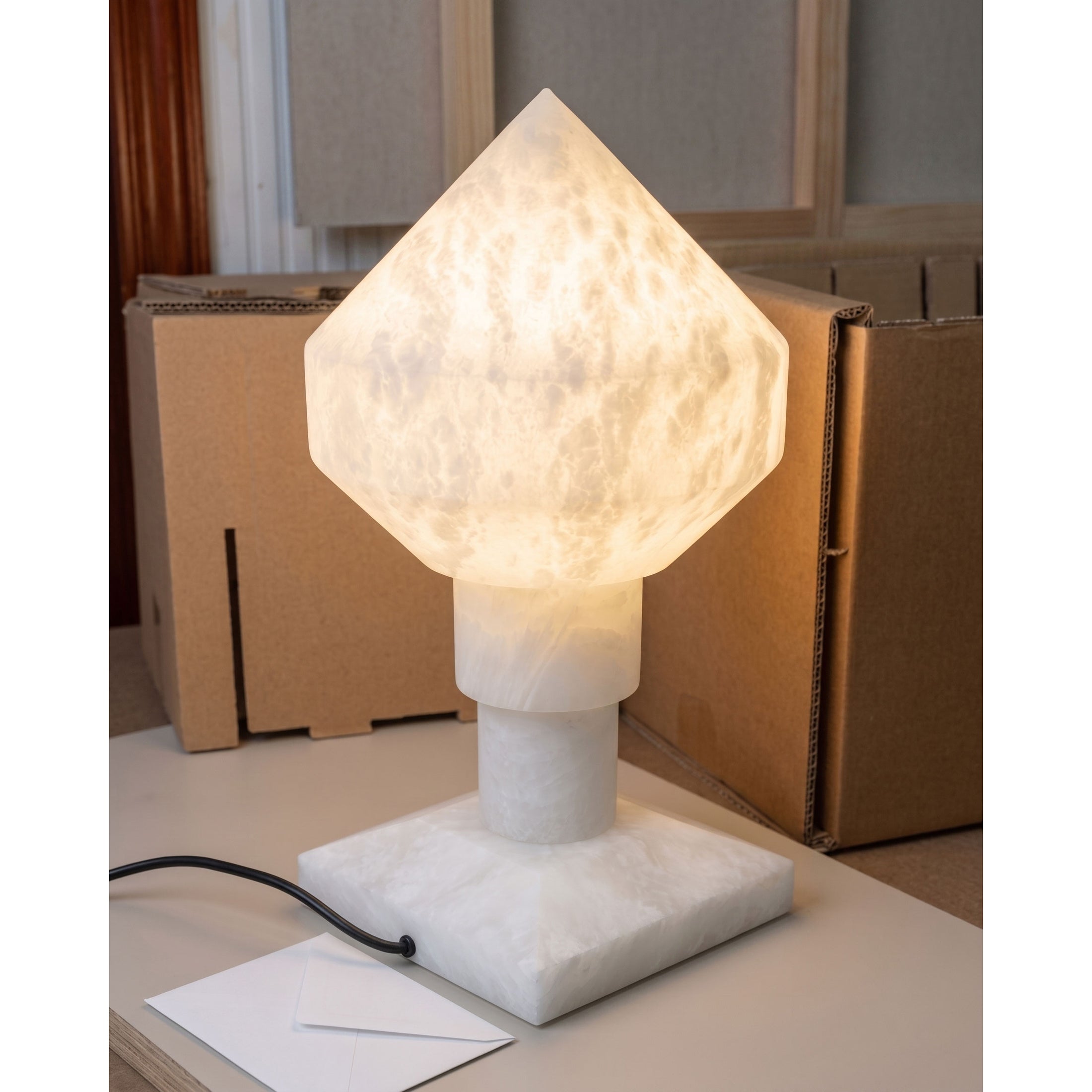 Lyra Alabaster Table Lamp