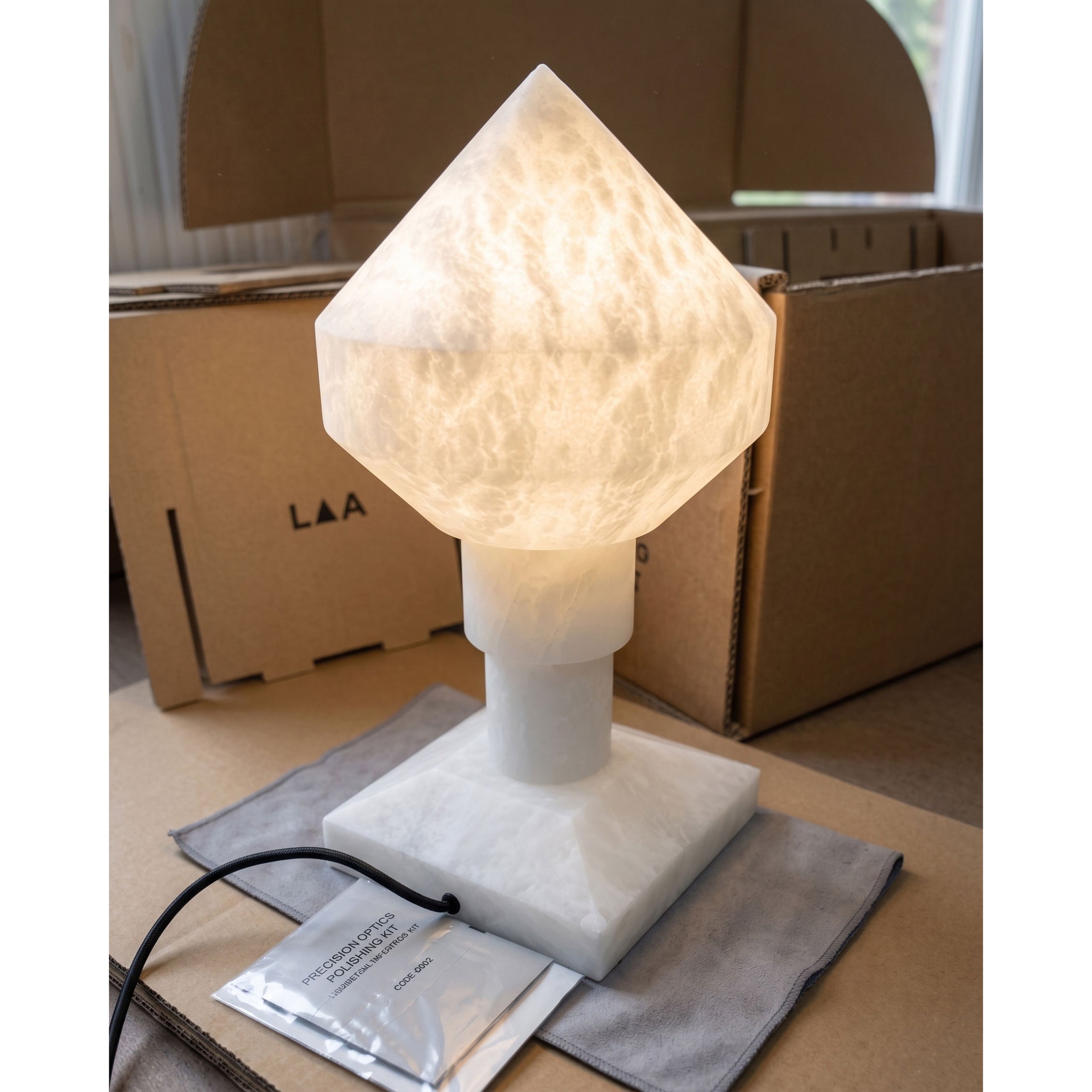 Lyra Alabaster Table Lamp