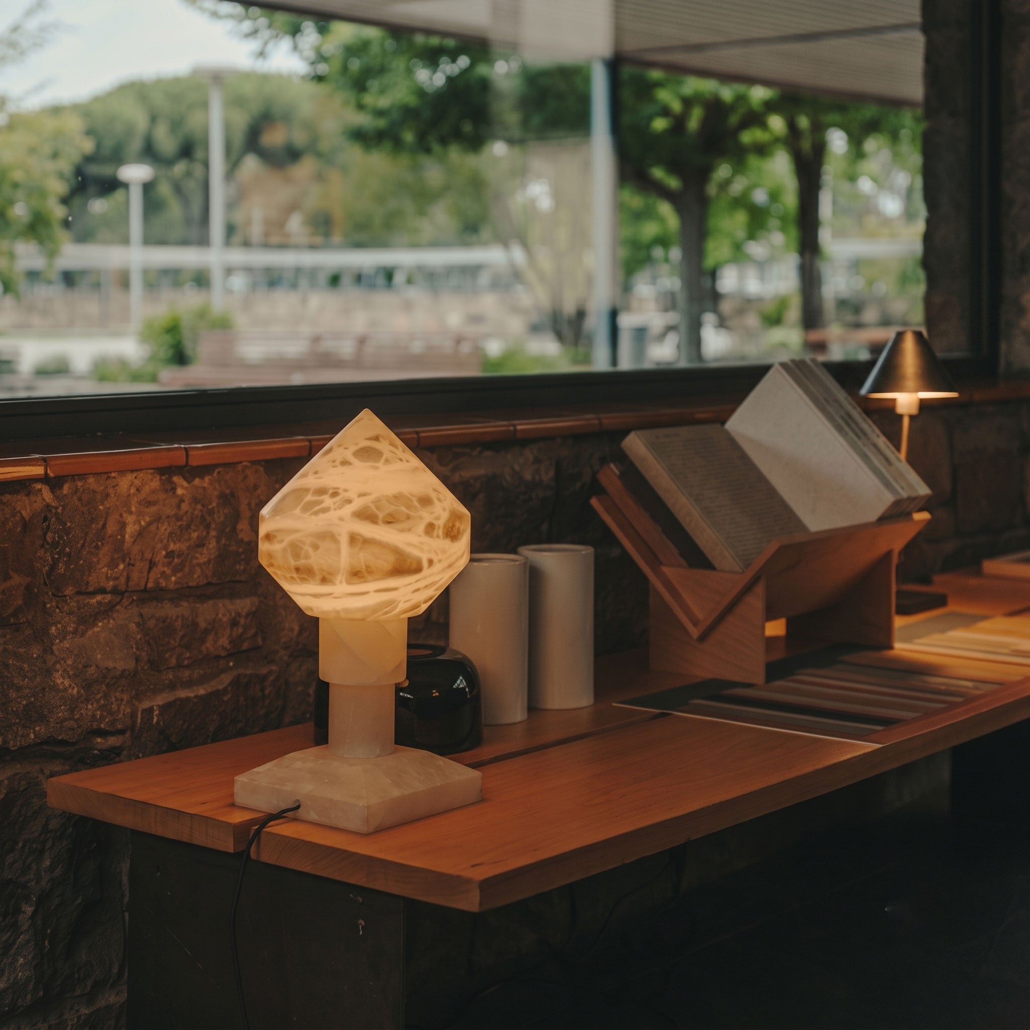 Lyra Alabaster Table Lamp