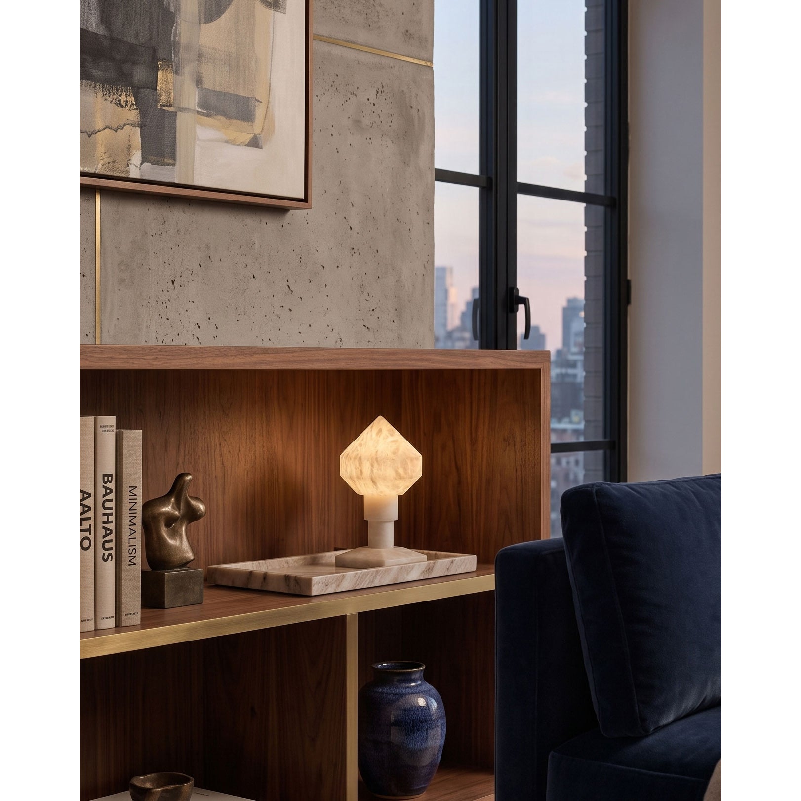 Lyra Alabaster Table Lamp