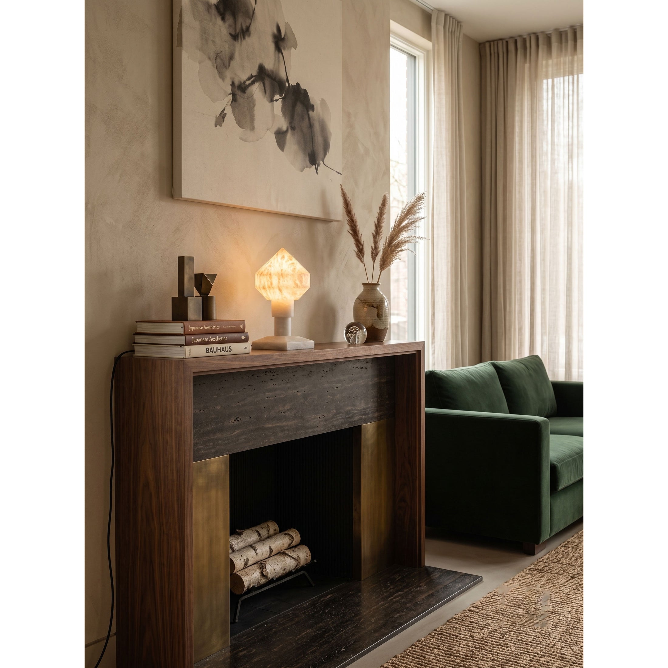 Lyra Alabaster Table Lamp