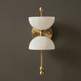 Bild in Galerie-Betrachter laden, Lyra Alabaster Wall Lamp
