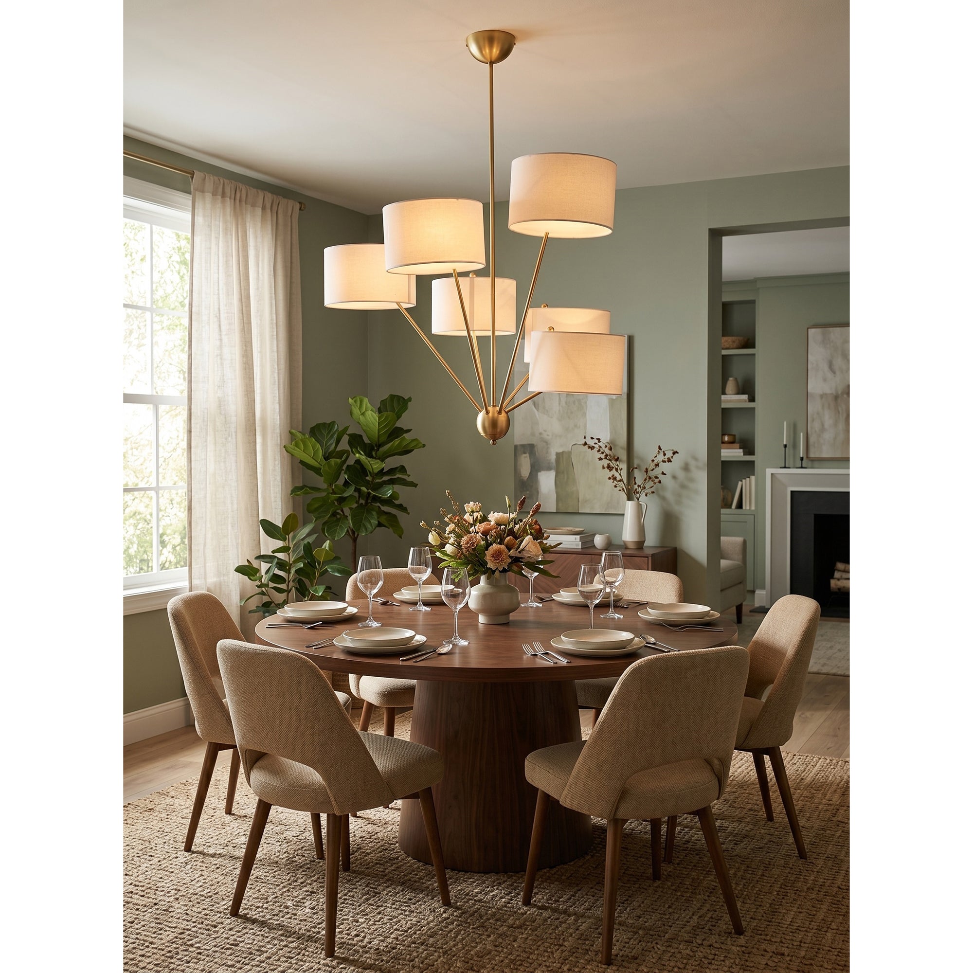 Mantis Fabric Chandelier