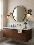 Load image into Gallery viewer, Marie Petite Alabaster Wall Sconce
