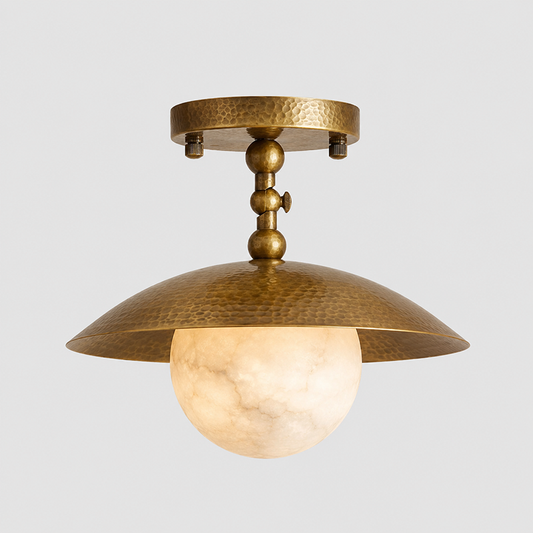 Marie Petite Hammer Pattern Flush Mount – detail 17