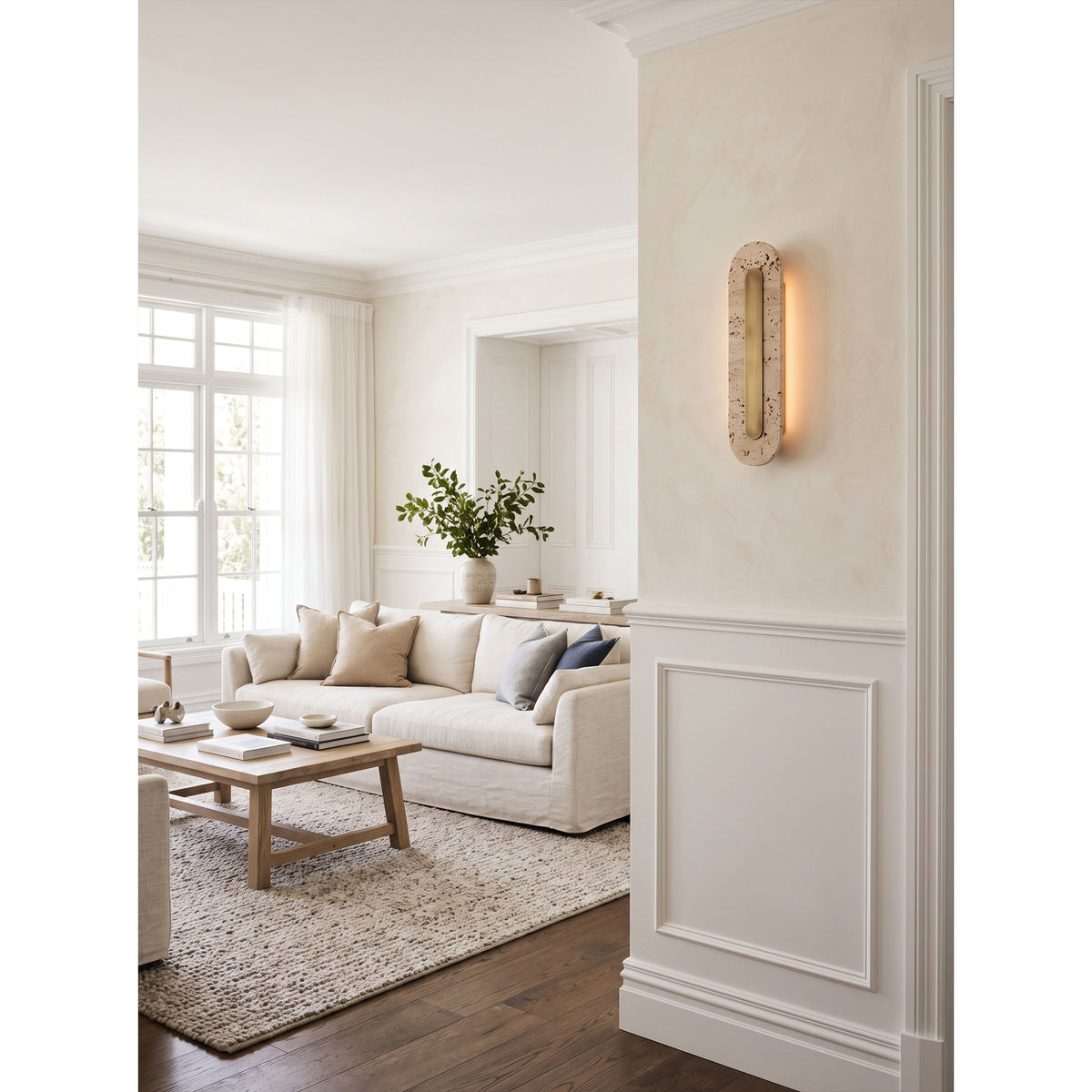 Marmo Travertine Wall Sconce