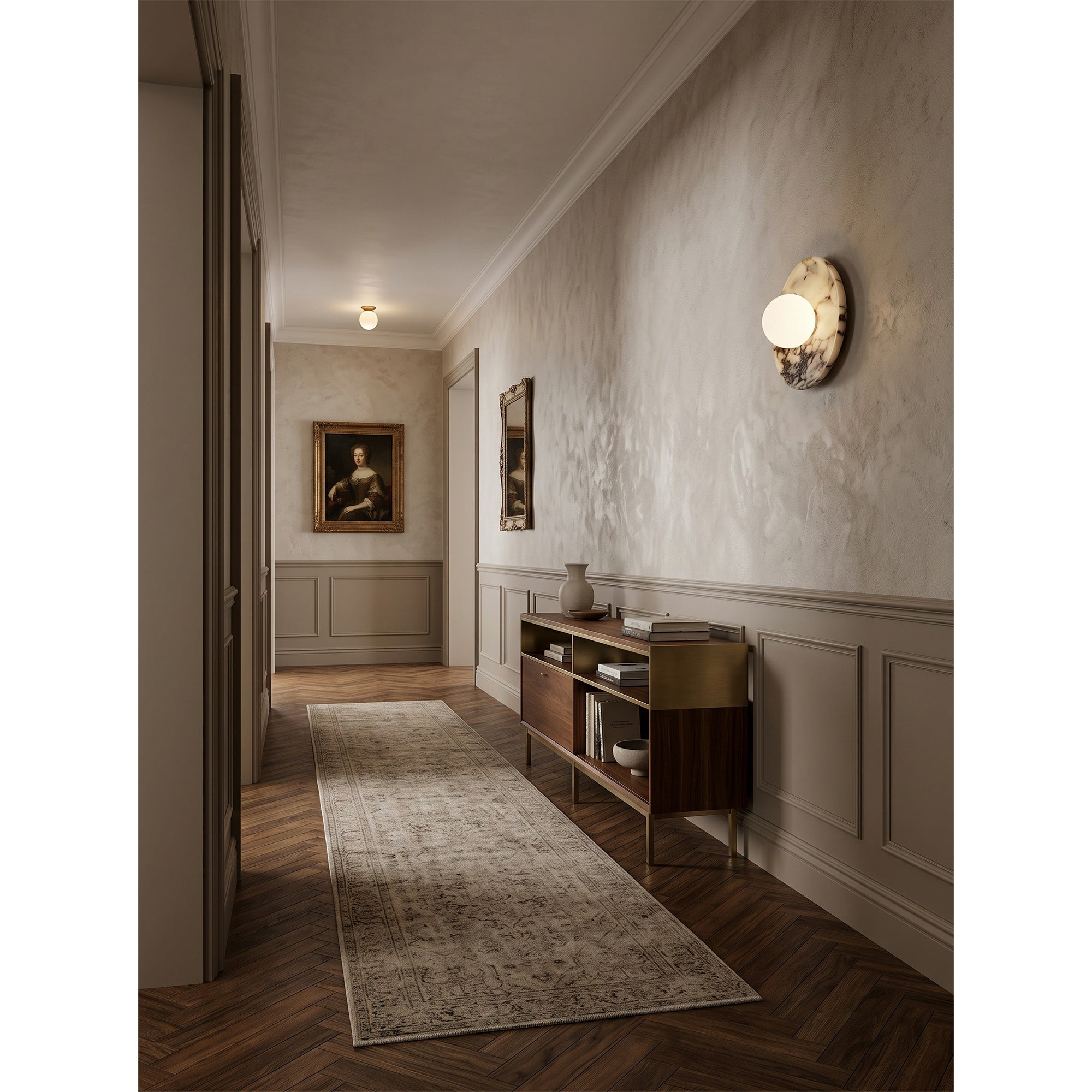 Marvielle Marble Onyx Wall Sconce