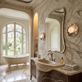 Charger l'image dans la visionneuse de la galerie, Marvielle Marble Onyx Wall Sconce

