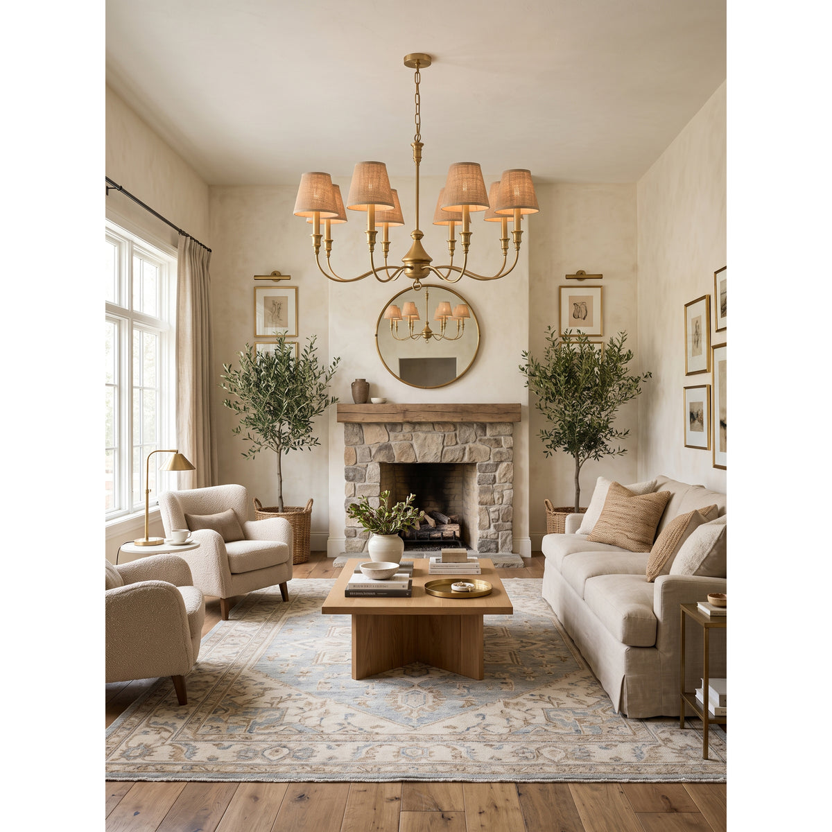 Marypaz Linen Chandelier – detail 7