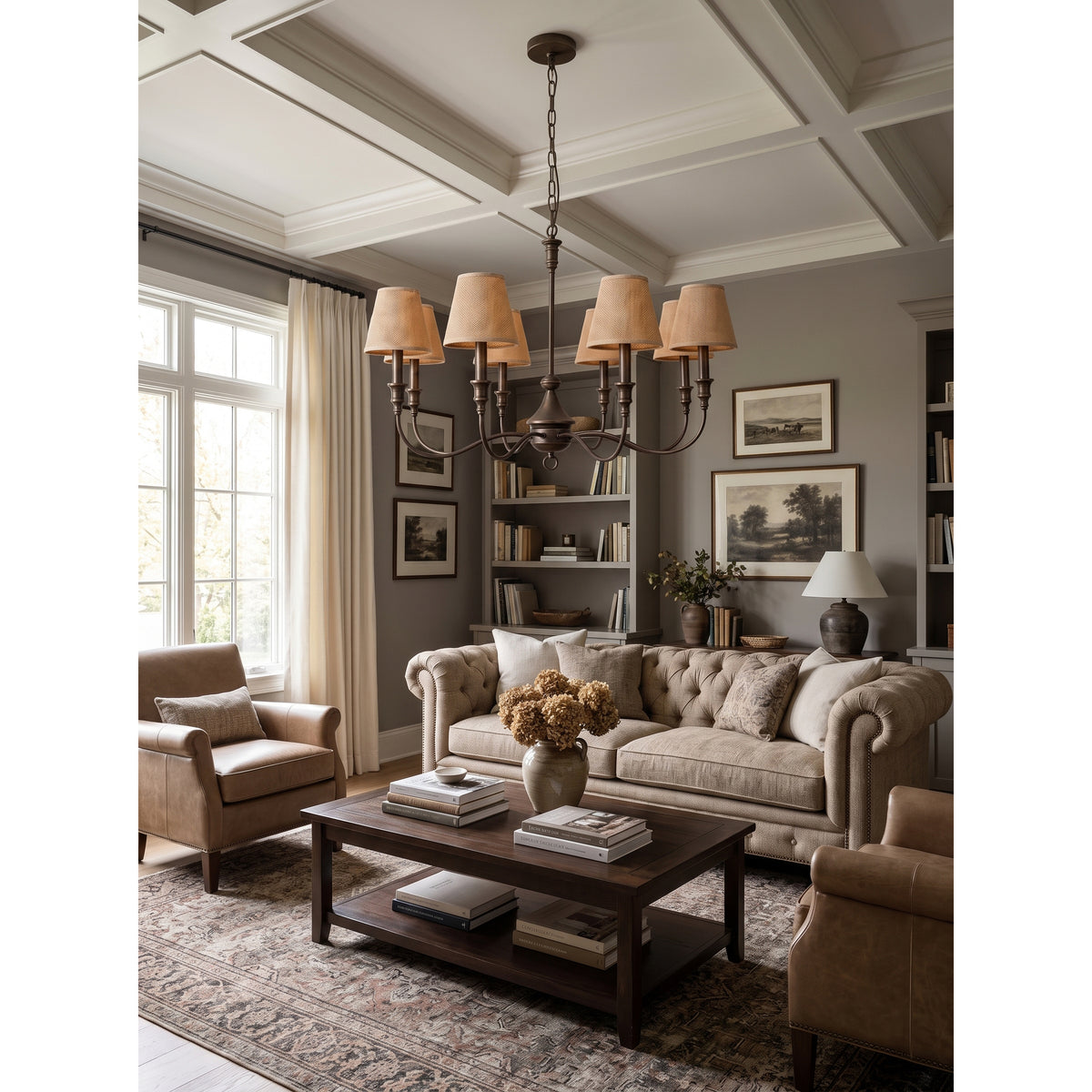 Marypaz Linen Chandelier – detail 8