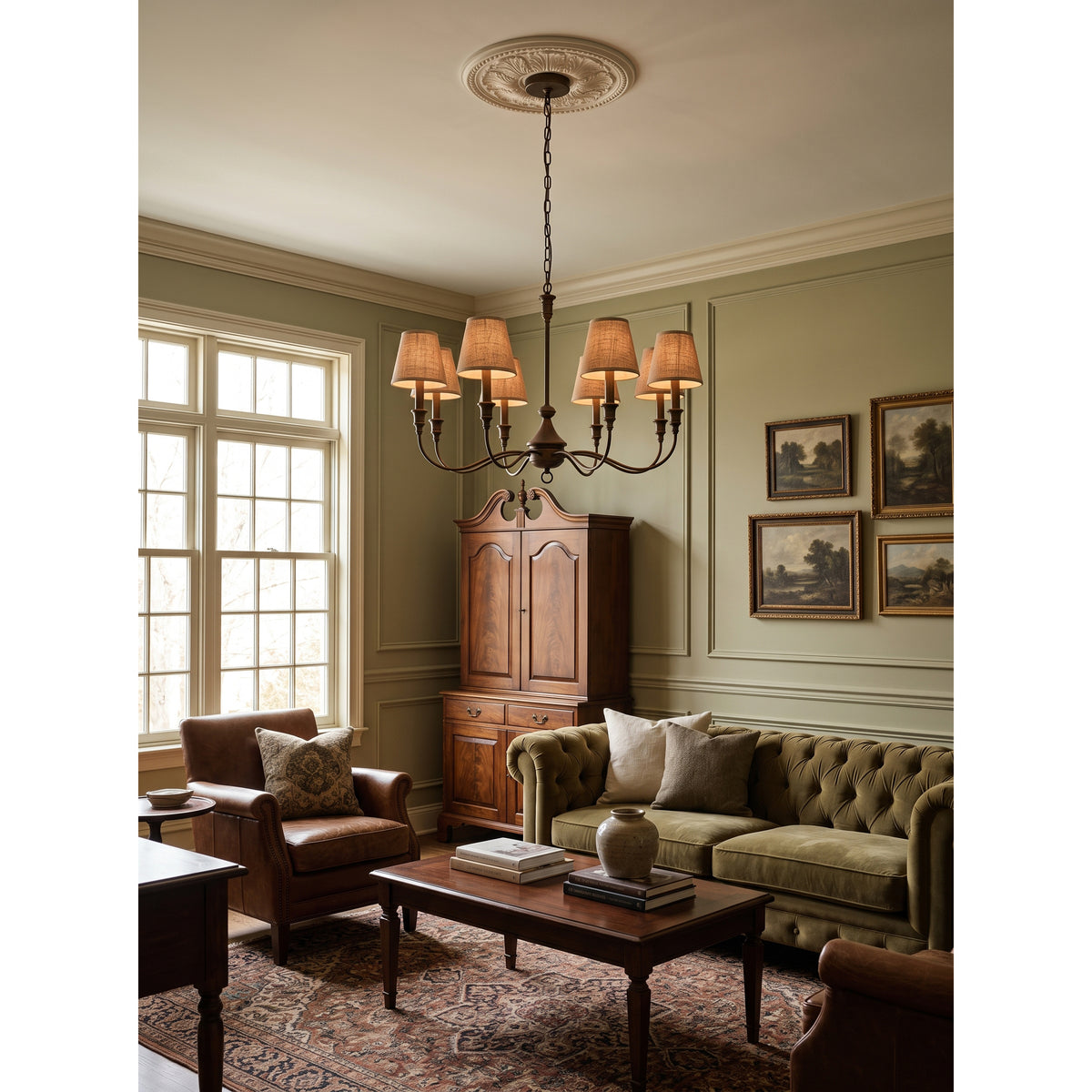 Marypaz Linen Chandelier – detail 10