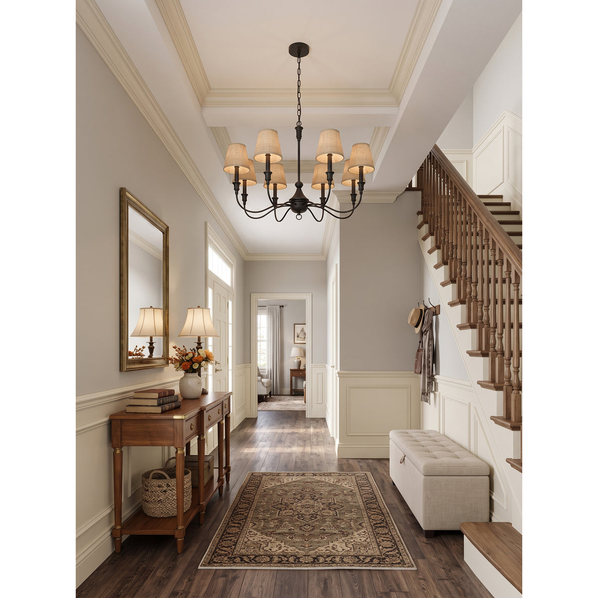Marypaz Linen Chandelier – detail 14