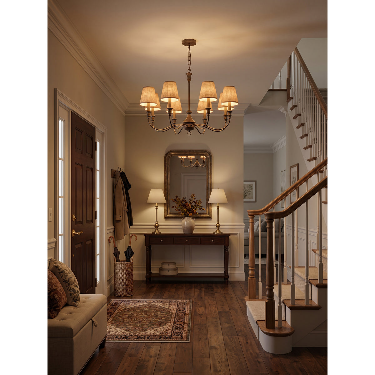 Marypaz Linen Chandelier – detail 5