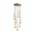 Cargar la imagen en la vista de la galería, Melange Alabaster Cluster Chandelier
