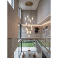 Cargar la imagen en la vista de la galería, Melange Alabaster Cluster Chandelier
