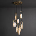 Cargar la imagen en la vista de la galería, Melange Alabaster Cluster Chandelier
