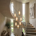 Cargar la imagen en la vista de la galería, Melange Alabaster Cluster Chandelier
