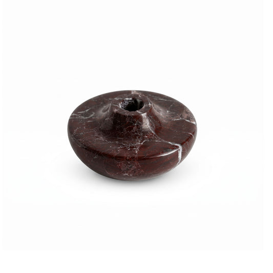 Merlot Marble Candle Holder