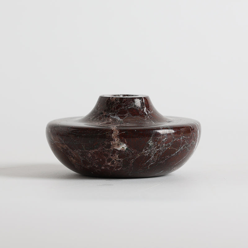 Merlot Marble Candle Holder