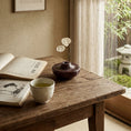 Load image into Gallery viewer, Merlot Marble Candle Holder
