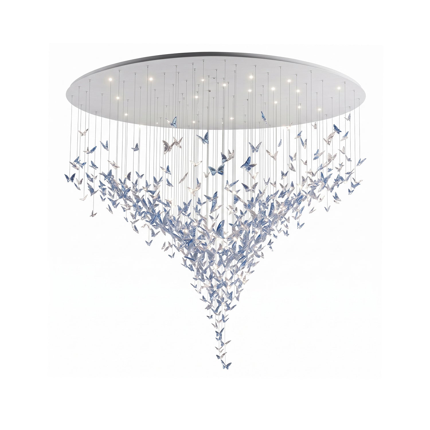 Metamorphosis Aura Butterfly Cascade Chandelier