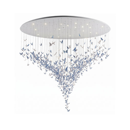 Metamorphosis Aura Butterfly Cascade Chandelier
