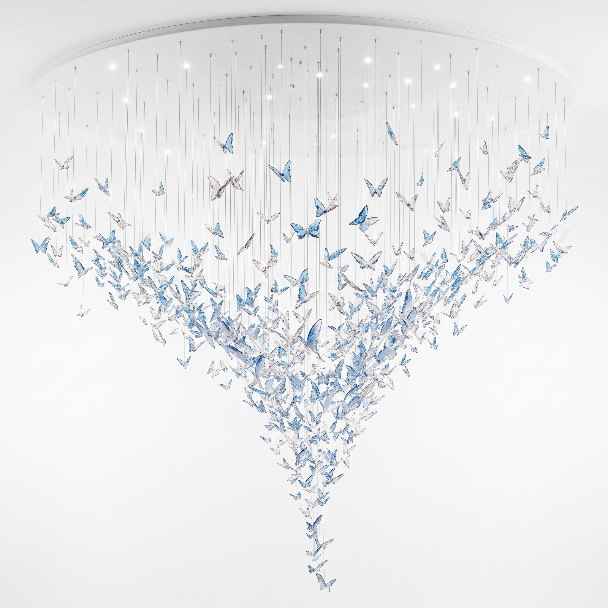 Metamorphosis Aura Butterfly Cascade Chandelier
