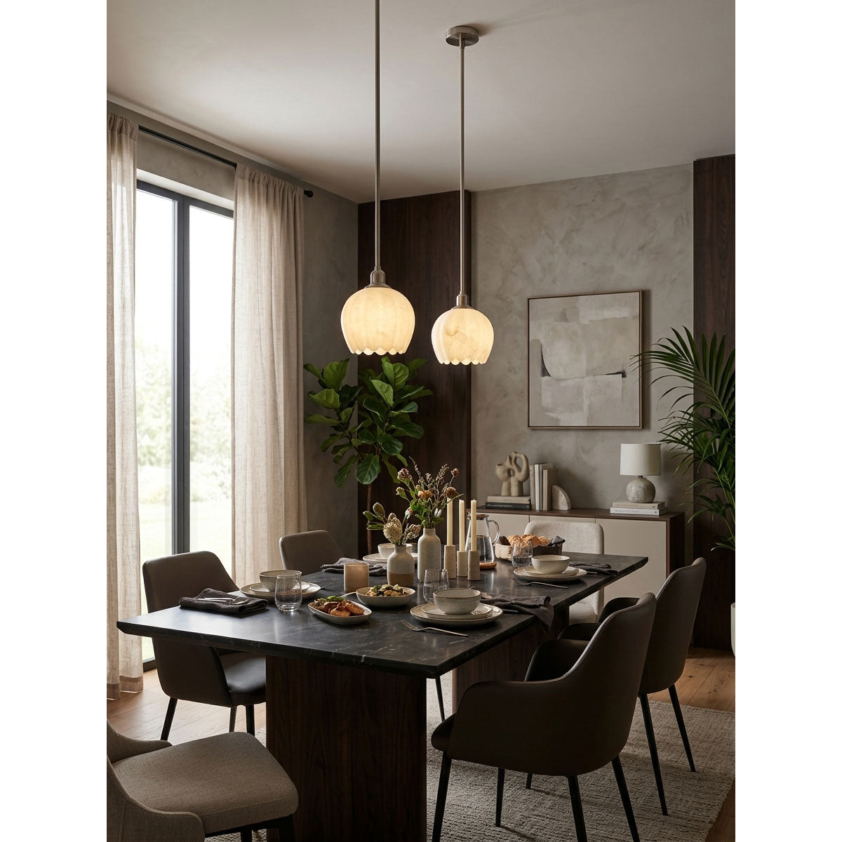 Mian Alabaster Pendant Lamp