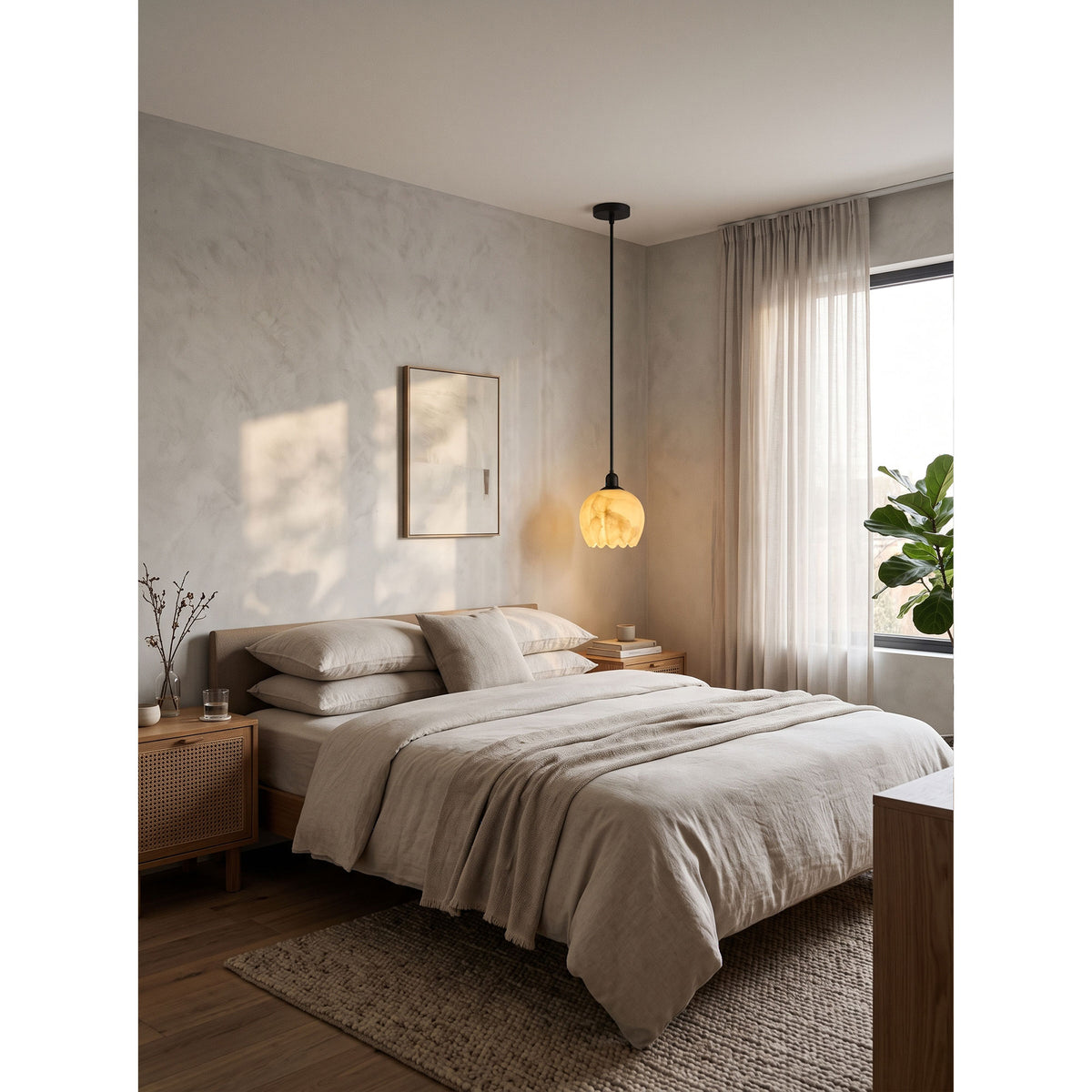Mian Alabaster Pendant Lamp