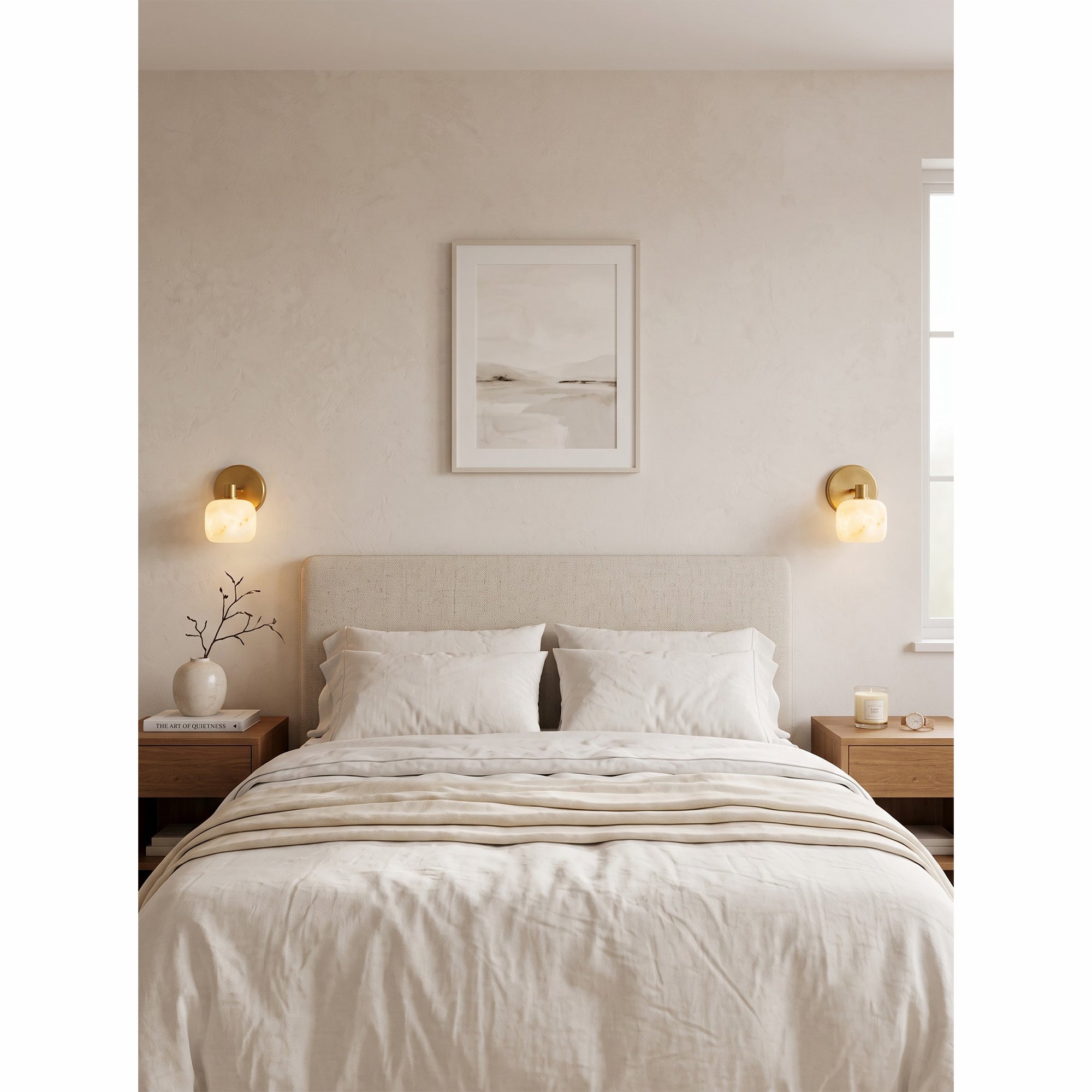 Mirevane Alabaster Wall Sconce
