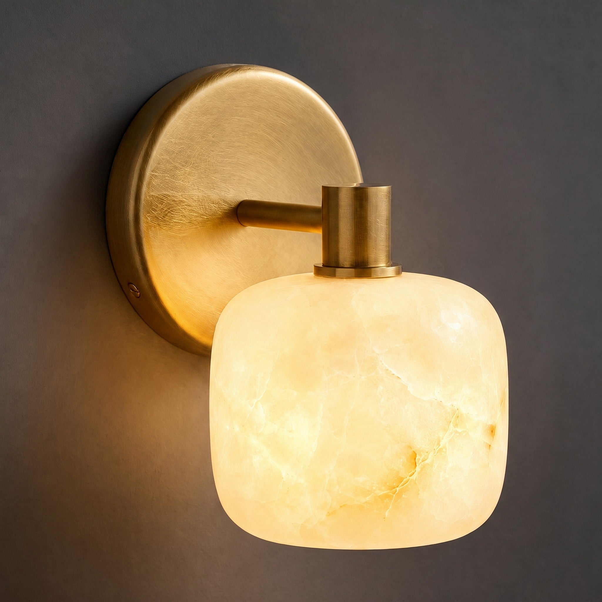 Mirevane Alabaster Wall Sconce