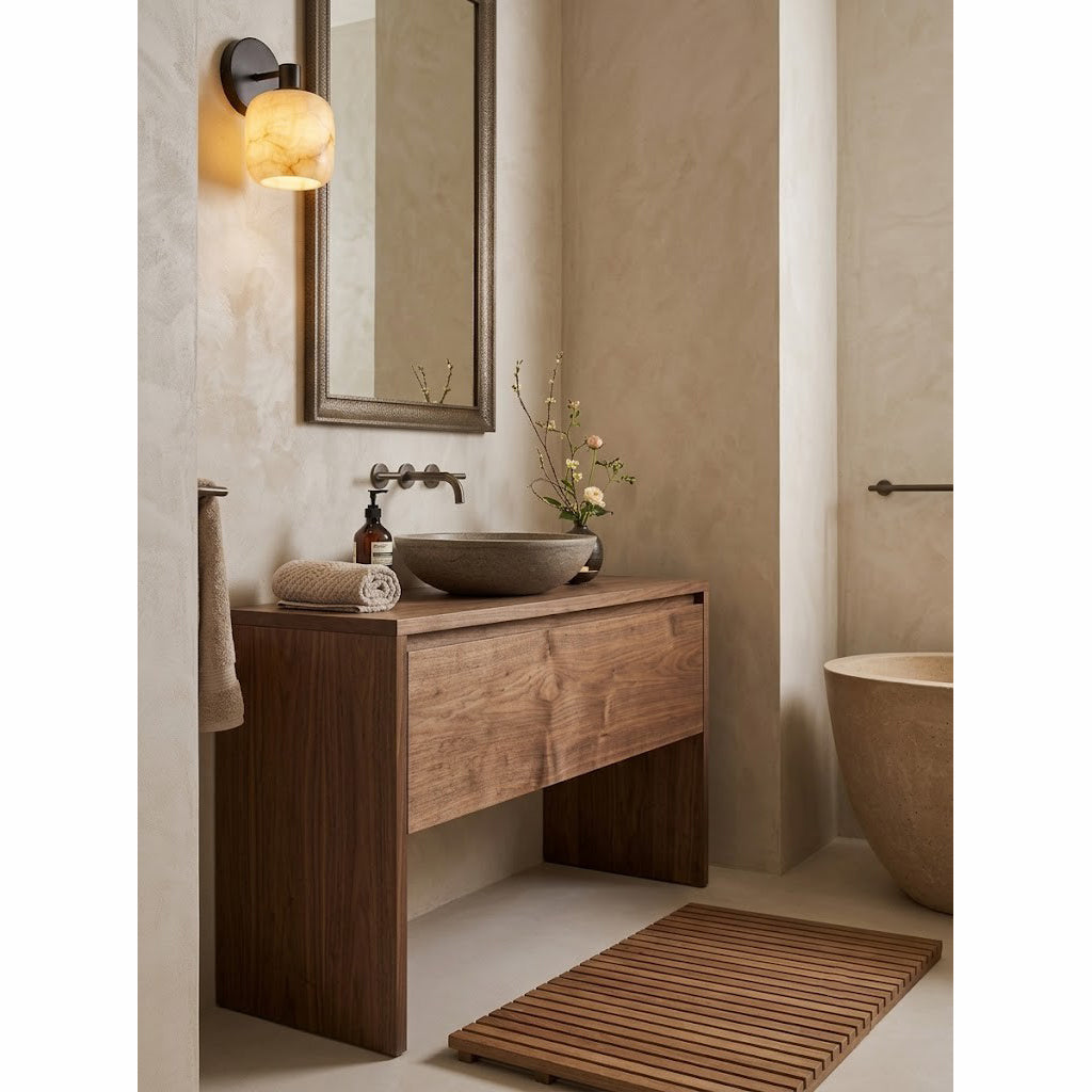 Mirevane Alabaster Wall Sconce