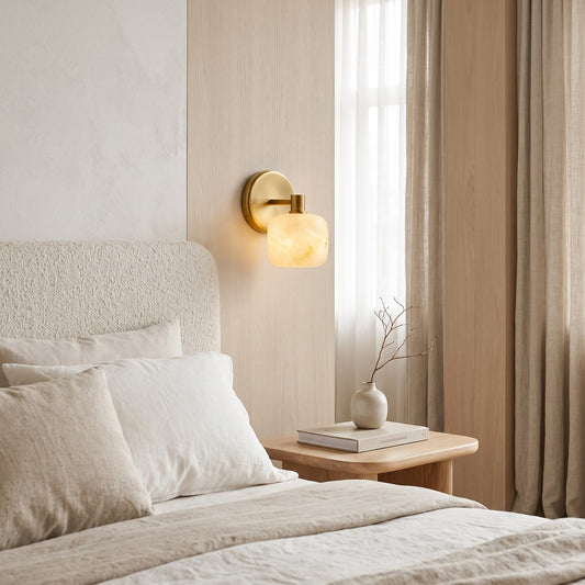 Mirevane Alabaster Wall Sconce