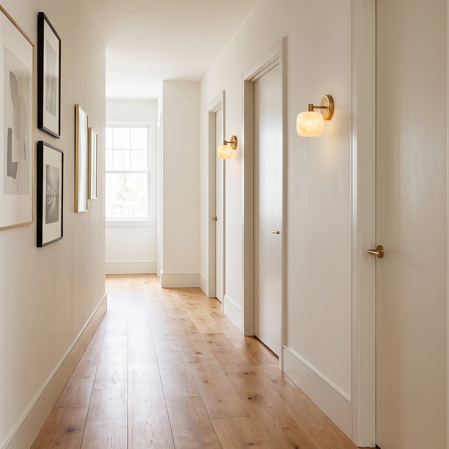 Mirevane Alabaster Wall Sconce