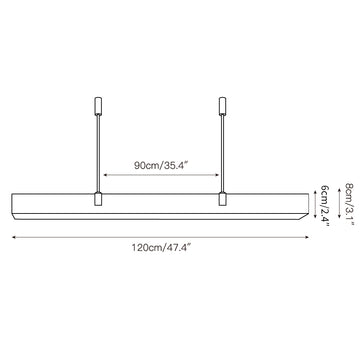 Mission Alabaster Chandelier – detail 5 — Dimension drawings 3