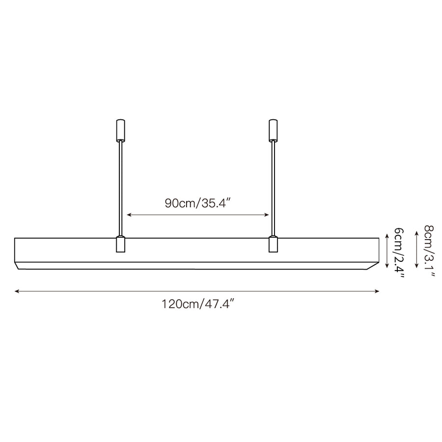 Mission Alabaster Chandelier – detail 5 — Dimension drawings 3