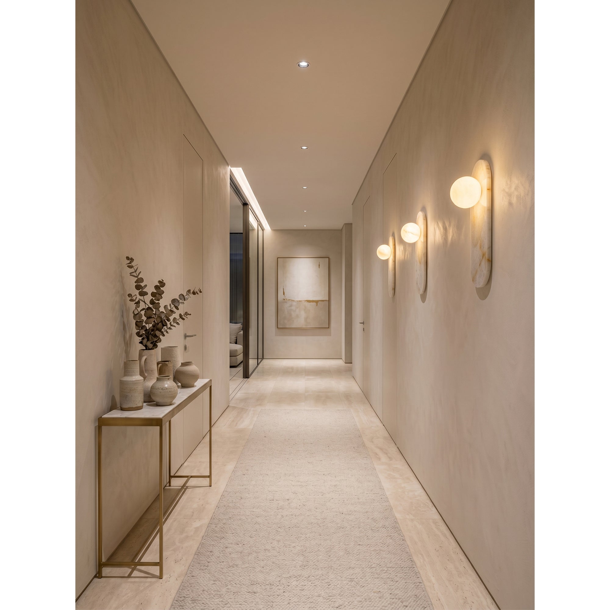 Modulo Alabaster Wall Sconce