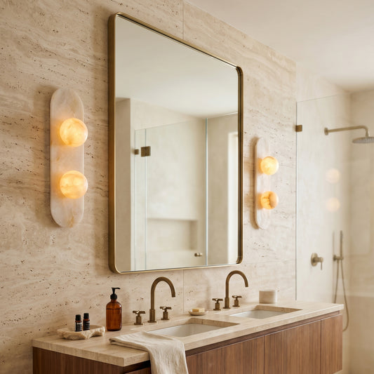 Modulo Alabaster Wall Sconce