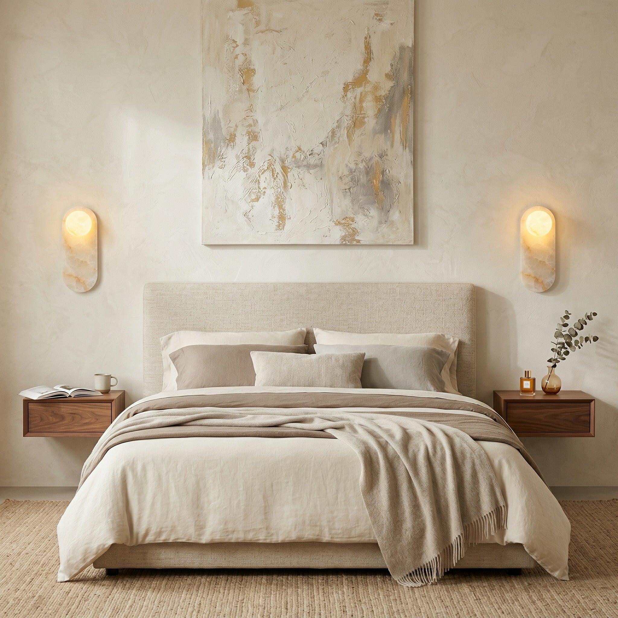 Modulo Alabaster Wall Sconce