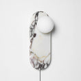 Load image into Gallery viewer, Modulo Marble Plug-in Wall Sconce
