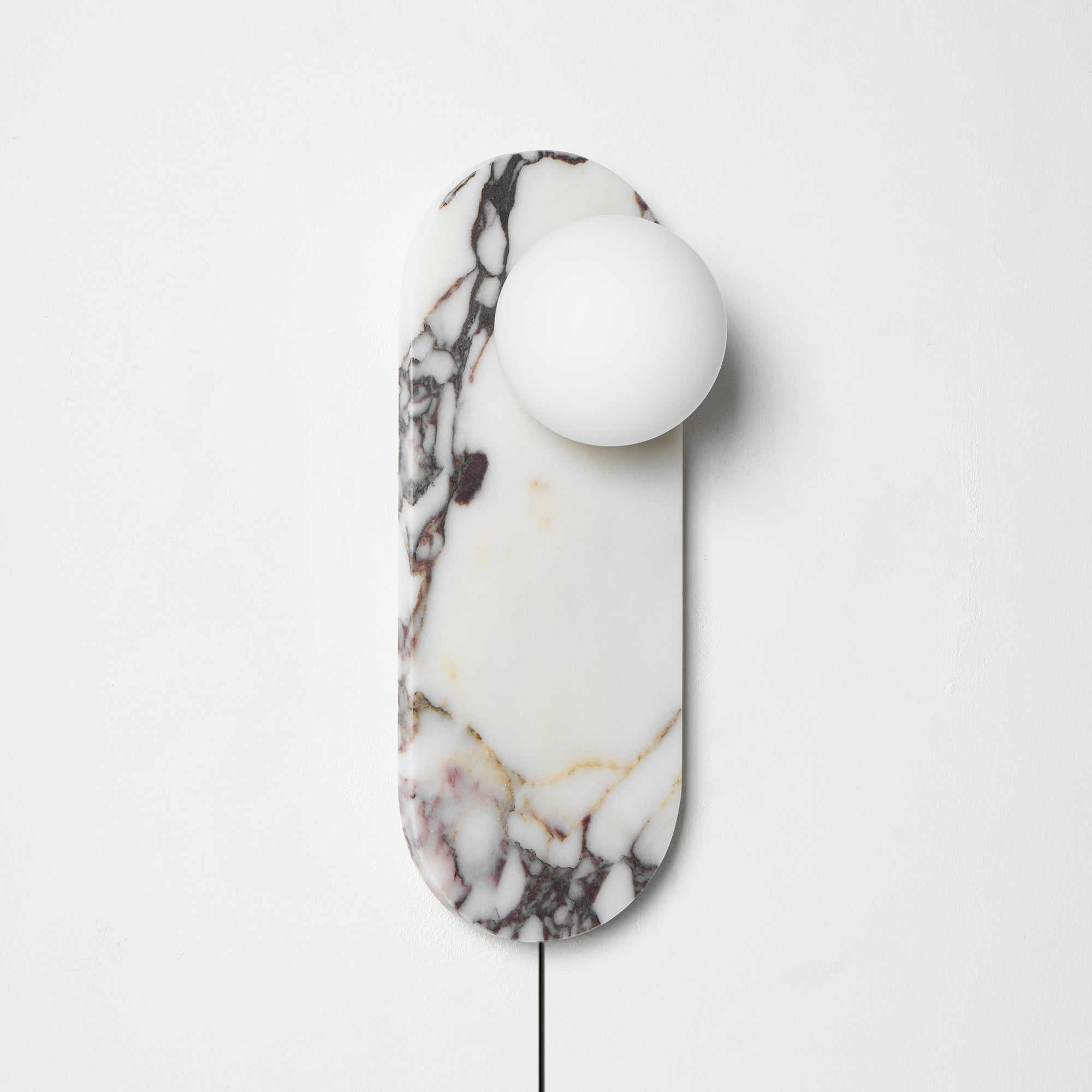 Modulo Marble Plug-in Wall Sconce