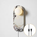 Load image into Gallery viewer, Modulo Marble Plug-in Wall Sconce
