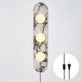 Load image into Gallery viewer, Modulo Marble Plug-in Wall Sconce
