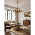 Bild in die Galerieansicht laden, Montcalm Brass Candle Chandelier
